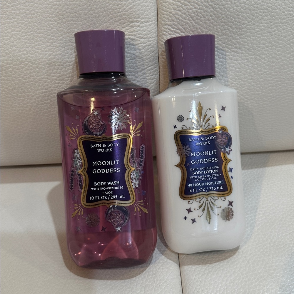 Bath and Body Works Moonlit Goddess Body Wash and Lotion Bundle Full Size